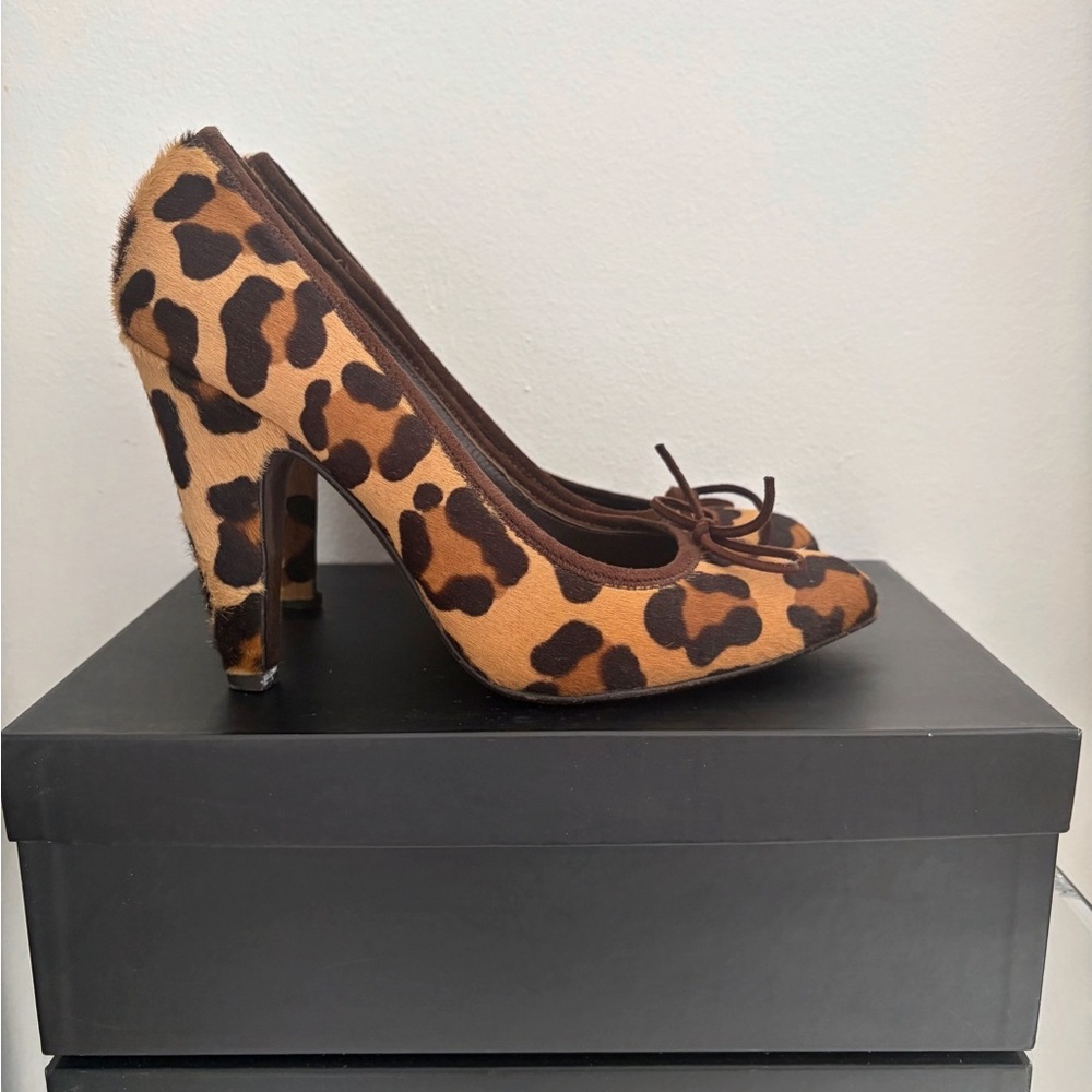 BCBGMaxAzria Leopard Print Heels